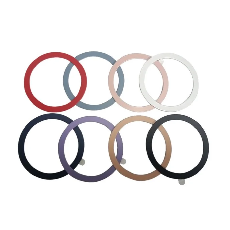 2er-Pack für Magsafe Magnetplatte Ring Universeller Metallaufkleber Unterstützt Kabelloses Laden Metallplatte für Magnet-Autohalterung – Detail 17