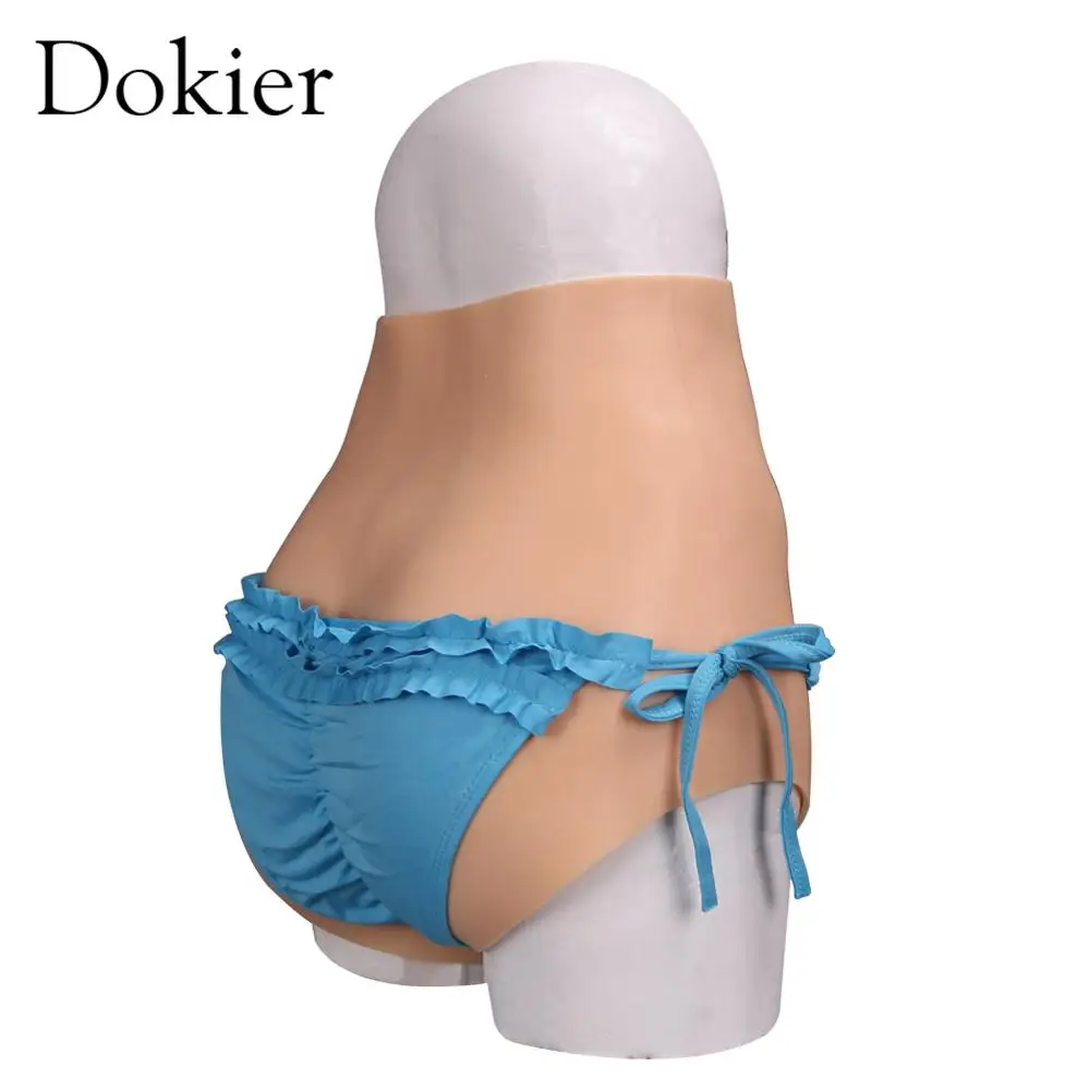 Dokier Silicone Vagina Pants Realistic Pussy Pants Transgender Artificial Sex Fake Vagina Drag Queen Crossdresser Enhanced Hip