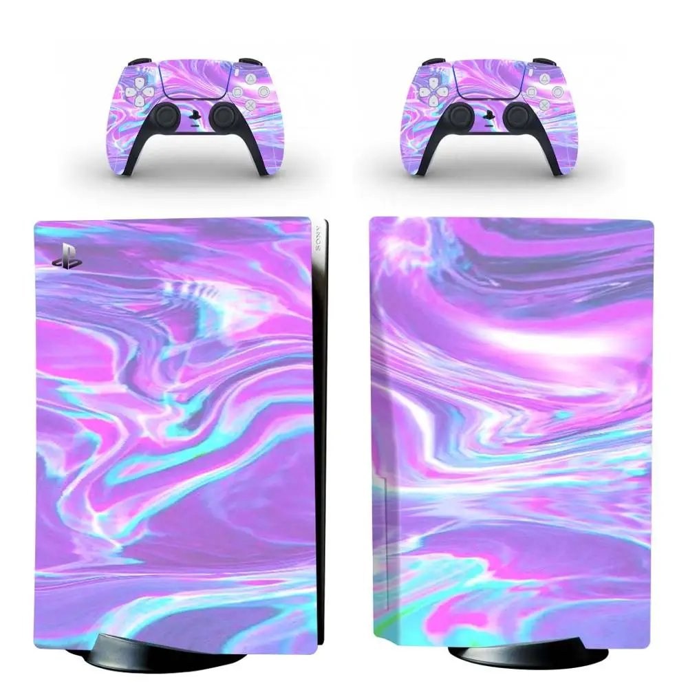 Marble Stone PS5 Standard Disc Skin Sticker Decal Cover for PlayStation 5 Console and Controllers PS5 Skin Sticker Vinyl