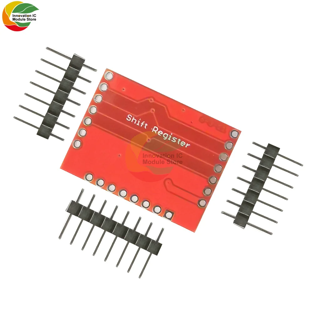 Ziqqucu DC3.3-5V 74HC595 expansion module shift register 8-bit shift register