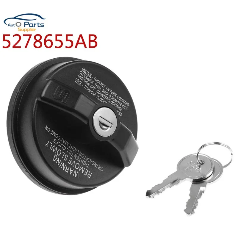 

New 5278655AB Fuel Tank Cap Switch For Dodge Grand Caravan Jeep Wrangler Liberty Commander Cherokee Ram WITH 2 KEYS