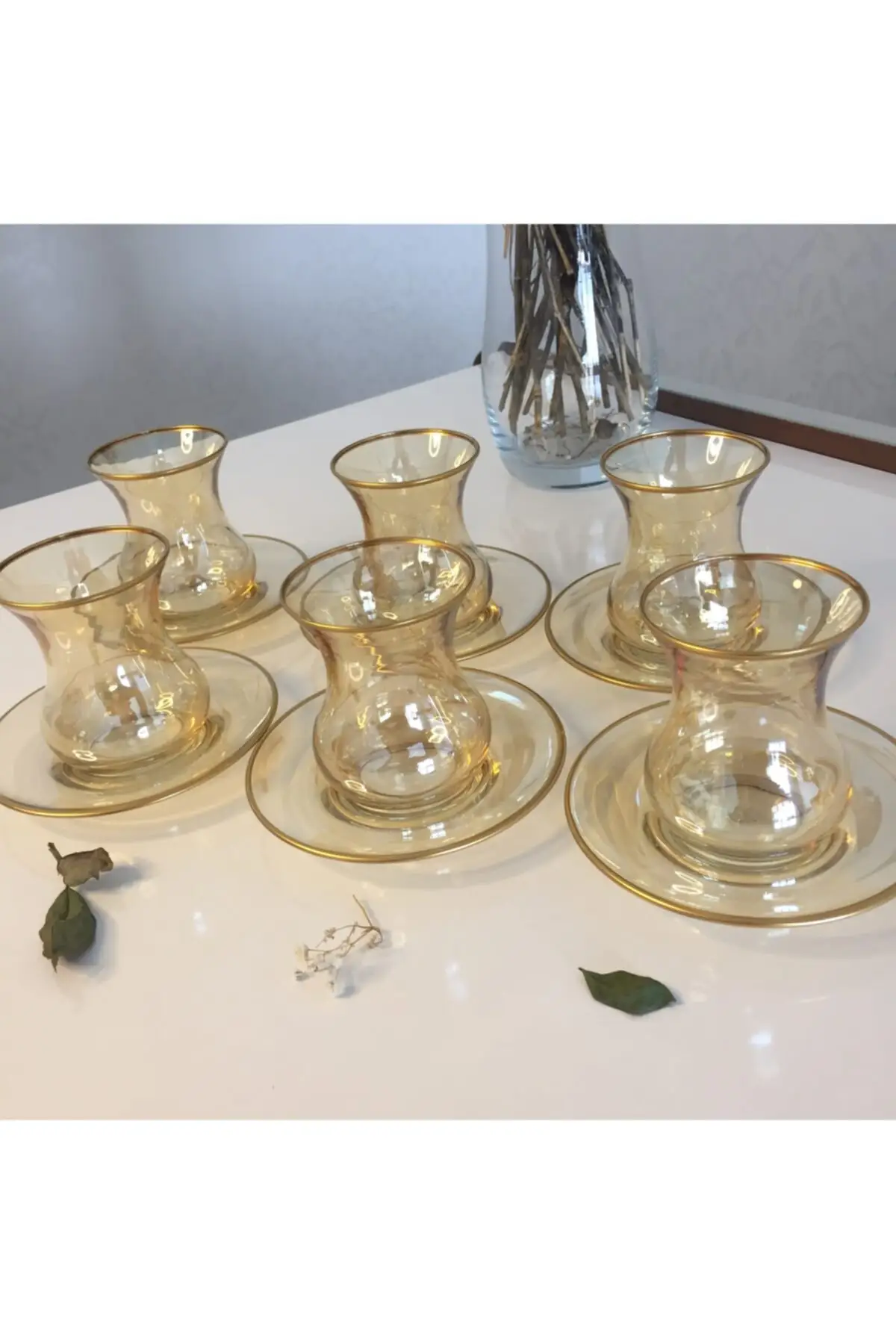 Uras Tea Drinker Gold Tea Team English Tea Cup Glass Cup