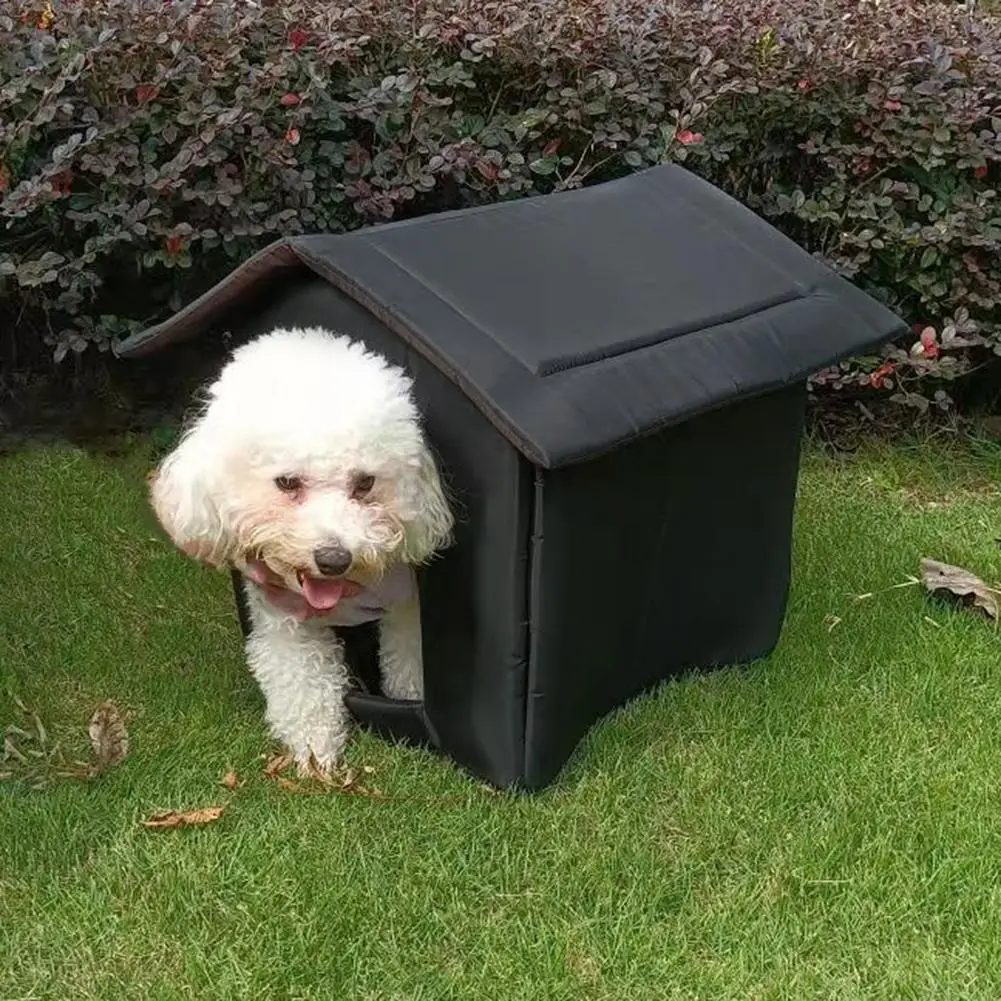 กลางแจ้ง Pet Nest ผ้า Oxford กันน้ำกลางแจ้งสิ่งสกปรกและ Warm Pet House Stray Cat และ Dog Shelter Pet House