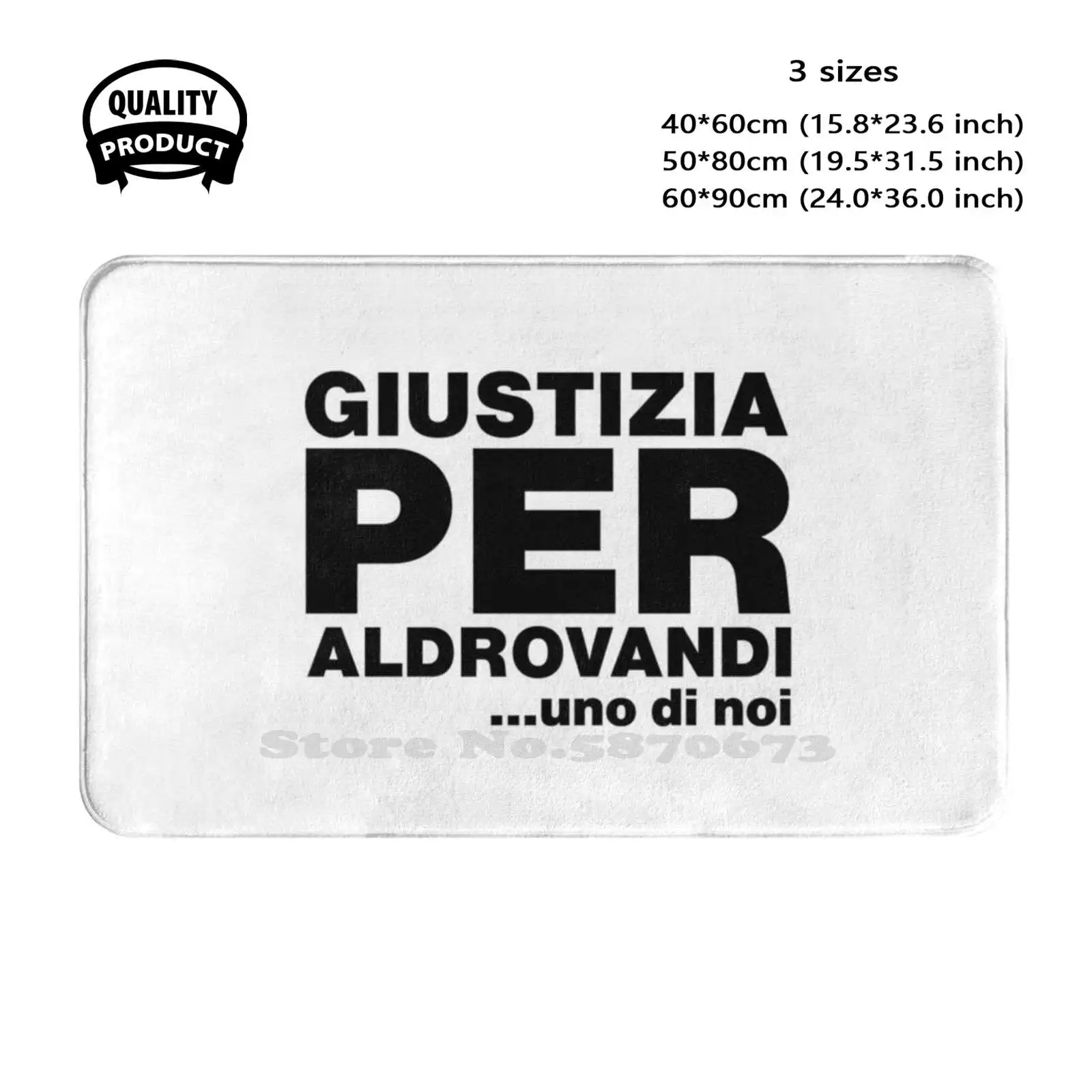 Aldrovandi Justicia , Federico Aldrovandi Ultras Italia Soft Cushion Home Carpet Door Mat Car Rug Vive Sandri Ultras Federico