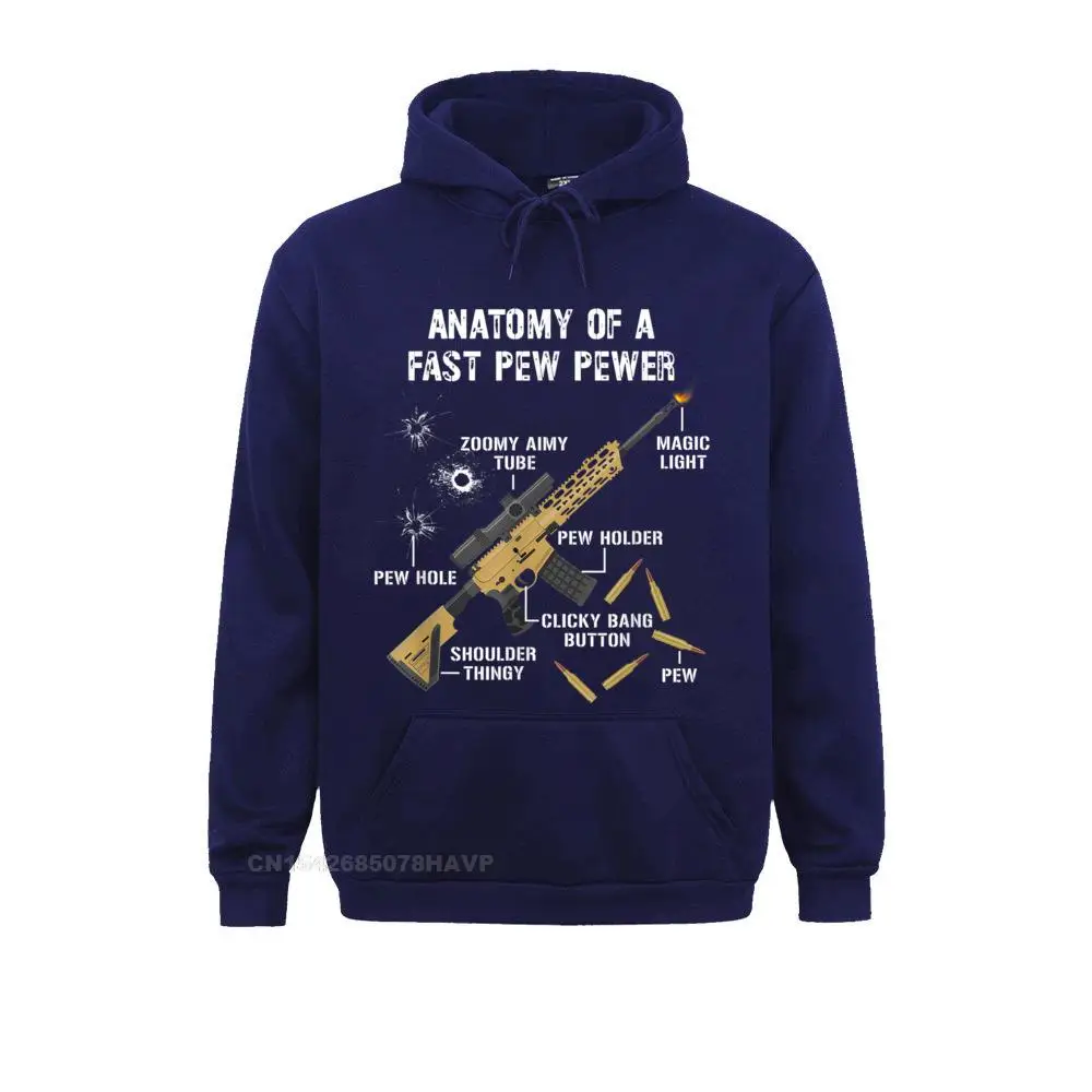 Funny Anatomy Of A Pew Pewer Rifle Gun Amendment Saying Hoodie Mens Sweatshirts Fitness Tight Hoodies Oversized Anime Sweater