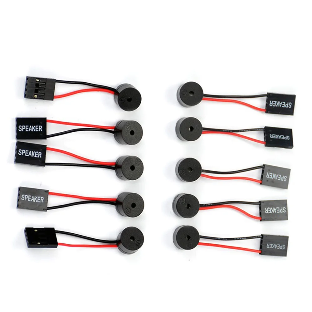

Taidacent 100 Pcs Motherboard Small Horns Alarm Motherboard Buzzer Computer Case Buzzer speaker PC Case Speaker