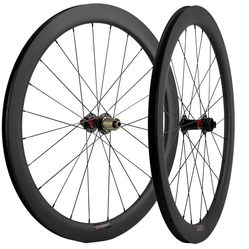 50mm Disc Brake Wheelset 700C Carbon Wheels Center Lock Road Bike Wheels UCI Quality Road Racing Wheelset