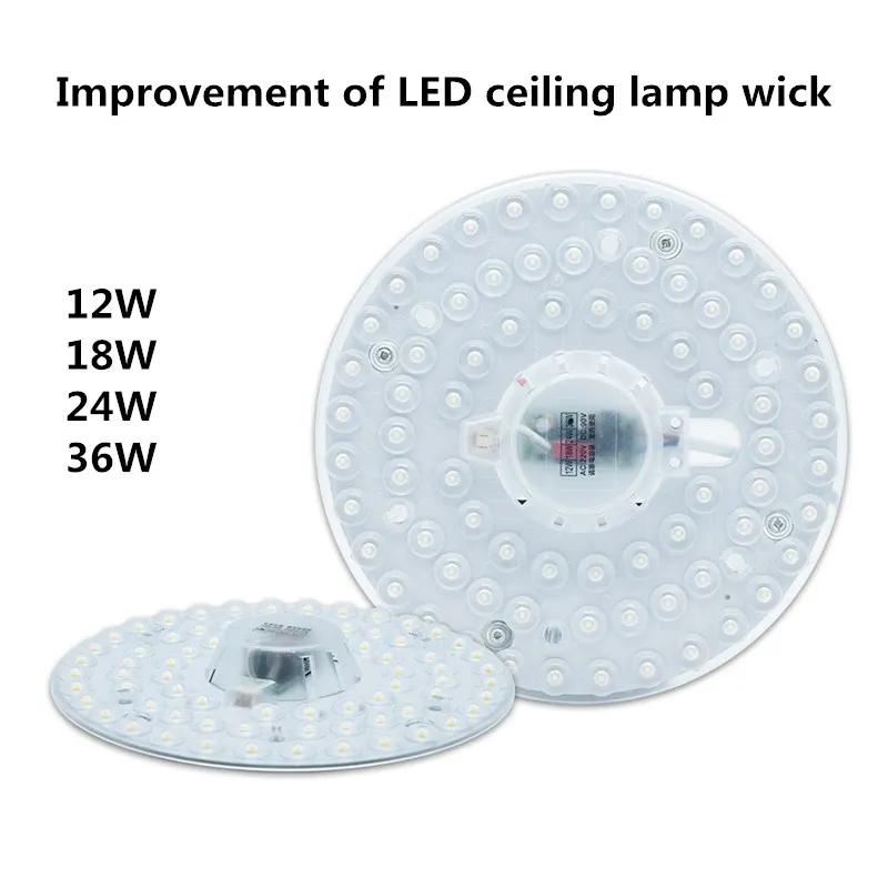 LED Module 12W 18W 24W 36W LED Panel Ceiling Light Lamp Replace Accessory Magnetic Source Light Board Bulb 220V