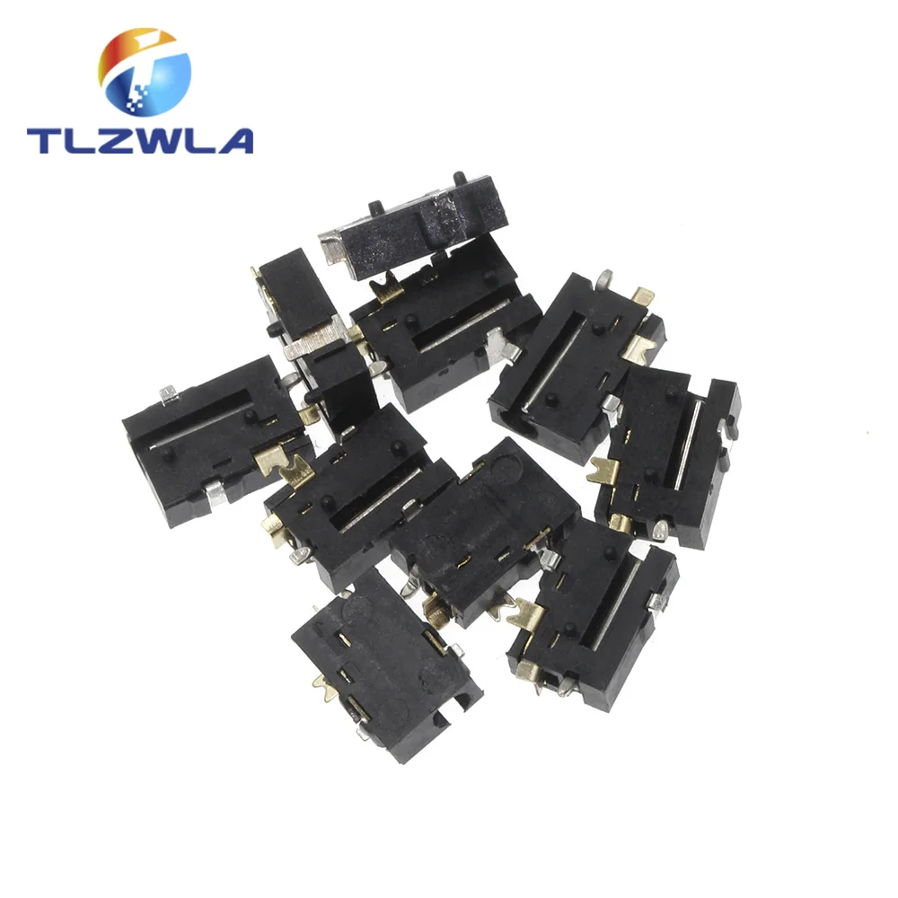 10PCS Female Connector Soldering ROHS DC-056 DC Power Socket DC056 2.5-0.7 MM 2.5X0.7MM SMD SMT 5PINS Tablet Power Sockets