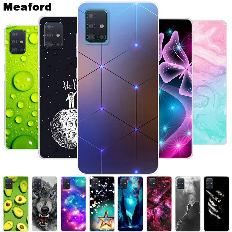 Cute Cartoon Case For Samsung Galaxy Note 20 Ultra A51 A71 A50 A31 S20 Plus A70 Case Silicone Soft TPU Cover Note20 Case Capa