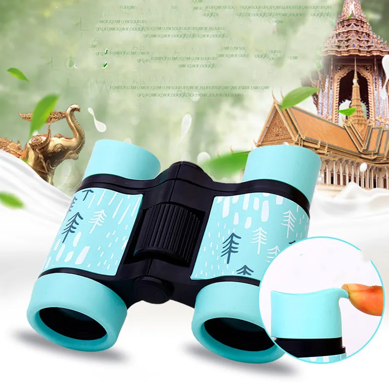 4x30 Adjustable Toy Binoculars For Kids Bird Watching Far And Near Educational Learning Hiking Children\'s Outdoor Play Toys