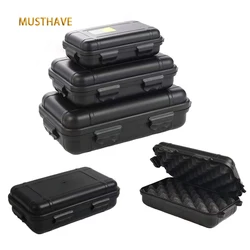 Waterproof Shockproof Sealed Toolbox Outdoor Safety Case Camping Supplies Storage Box Instrument Lockable Dry with Foam