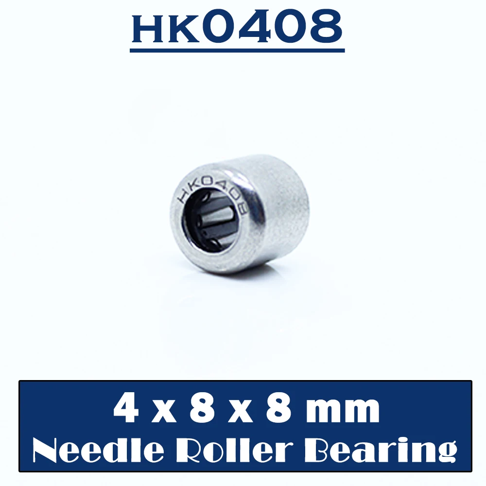 HK0408 Needle Bearings 4*8*8 mm ( 10 PCS ) Drawn Cup Needle Roller Bearing HK040808 TLA48Z