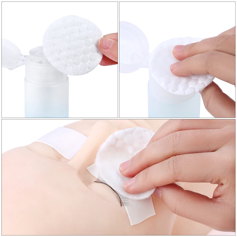 200/100ml Empty Liquid Bottles Grafting Eyelash Liquid Pump Dispenser Bottle for Nail Polish and Makeup Remover Cosmetics Tools