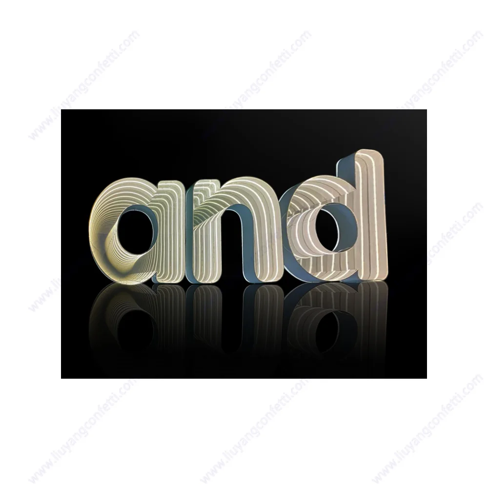 Light Led Letter Number Alphabet Lamp Party Decoration Large Event Backdrop Photo Decor Wedding Birthday Diy Luminous 3D FX Shop