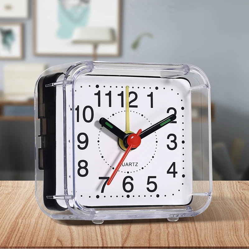 Creative Electronic Clock Mini Clock Desk Clock Silent Alarm Clock Beep Alarm Clock Travel Bedroom Decor reloj despertador