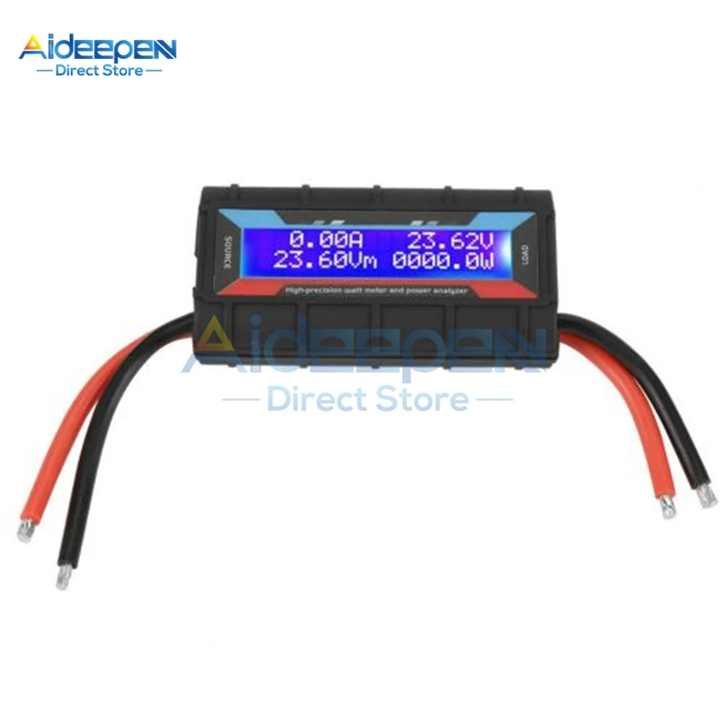 130A 60V LCD Digital Display Wireless Battery Tester Watt Meter Power Volt Amp Monitor Analyzer For RC Model Airplane