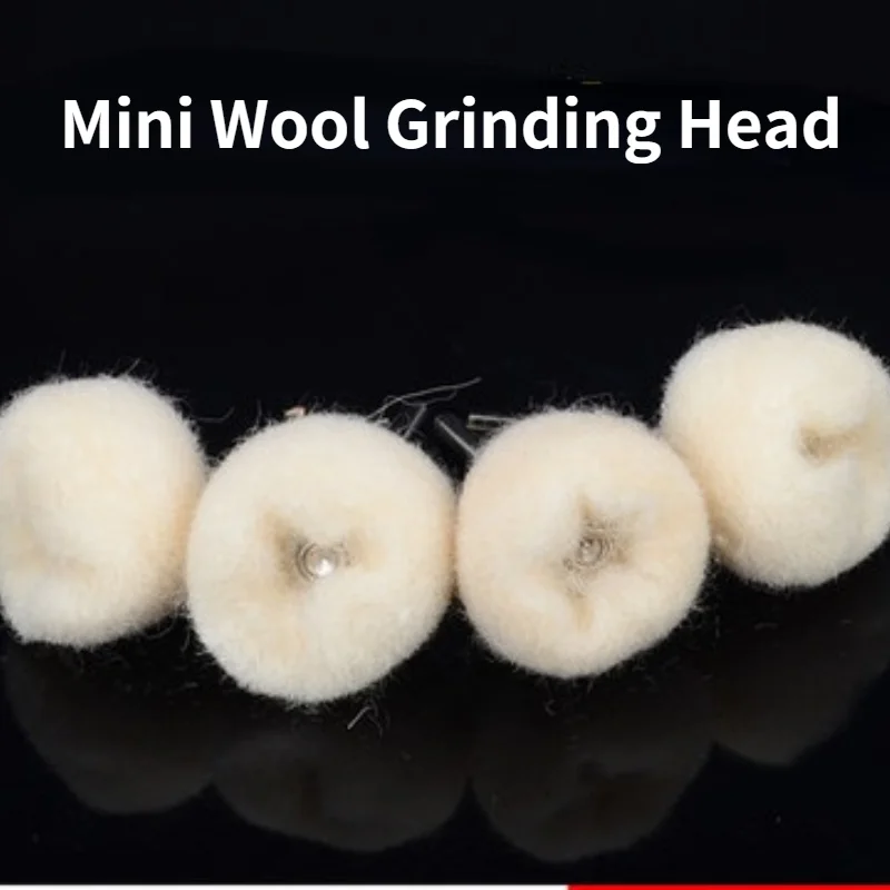 Mini Wool Brush Polishing Wheel Grinding Head Jade Jade Carved Wooden Olive Nuclear Carving Polishing Cleaning Brush