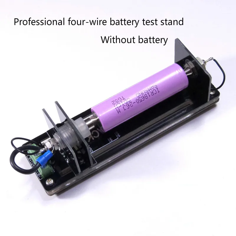 Professional Four Wire Battery Test Stand Test Bench Battery Clamp Seat Suitable for AAA Battery No.186505