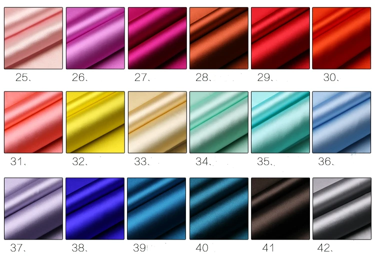 19 MM Silk Satin Fabrics For Sewing Per 0.5 Meters Lycra Stretch Charmeuse Nature Mulberry Cloth Quilting Patchwork DIY Grown