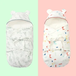 Babies Warm Sleeping Bags Newborn Baby Cocoon Swaddle Wrap Envelope Cotton Baby Blanket Swaddling Stroller Kids Wrap Sleepsack