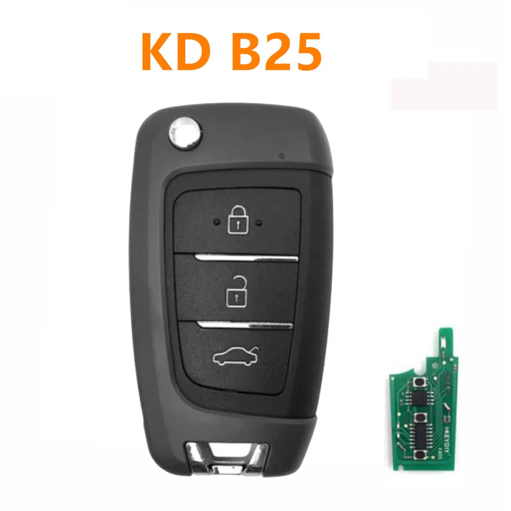 1pc keydiy KD B25 originale universale 3 pulsante remoto intelligente chiave di controllo remoto per KD900 KD-x2 KD mini