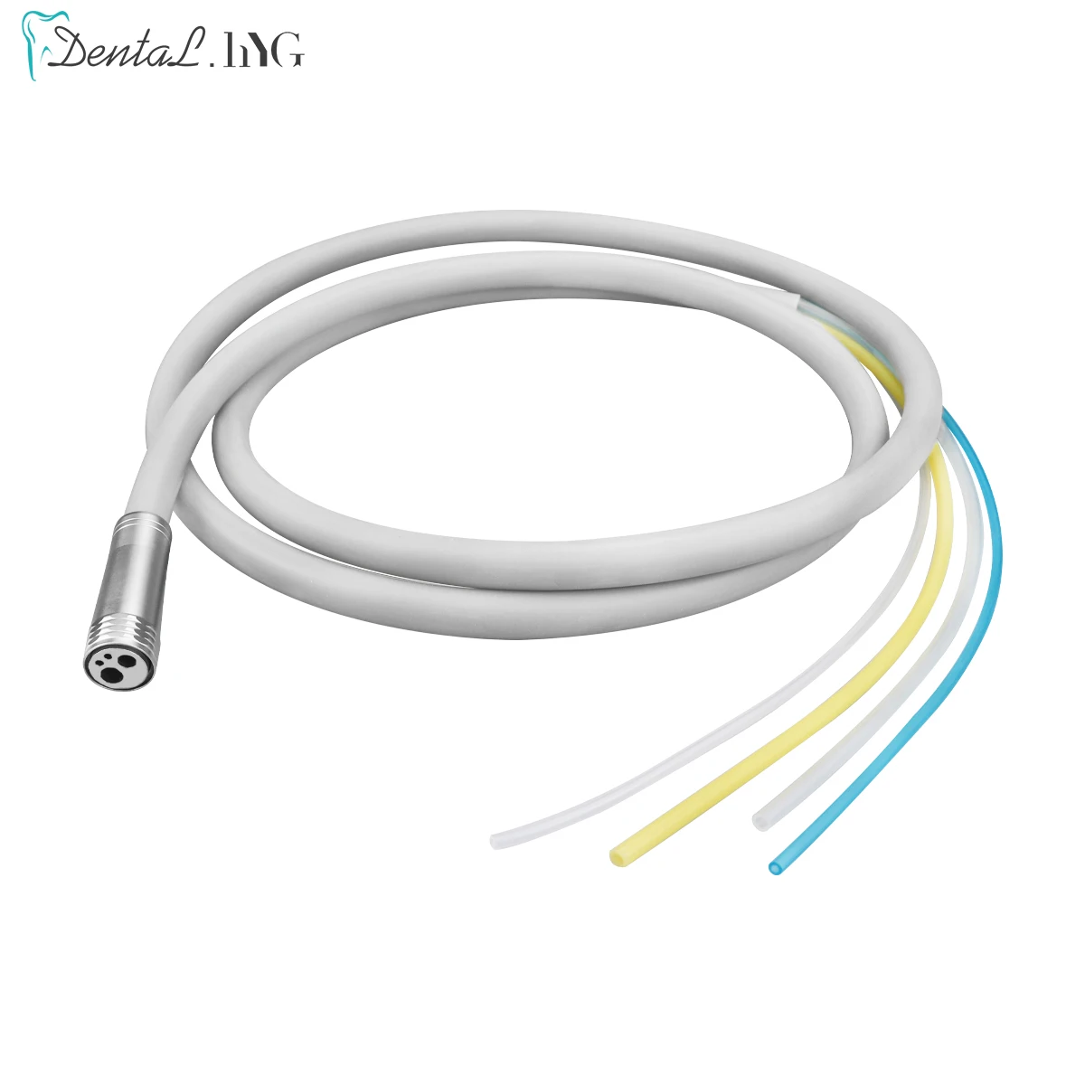 2 Holes/4 Holes With Connector Dental Chair Unit Repair Spare Parts Dental Handpiece Hose Tube for Low/High Speed Handpiece