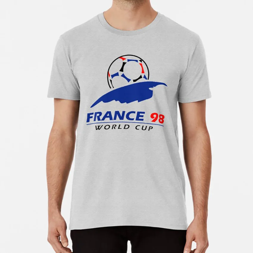 France 98 Logo T Shirt France 98 Graphic Retro French Football Logo 90s Soccer