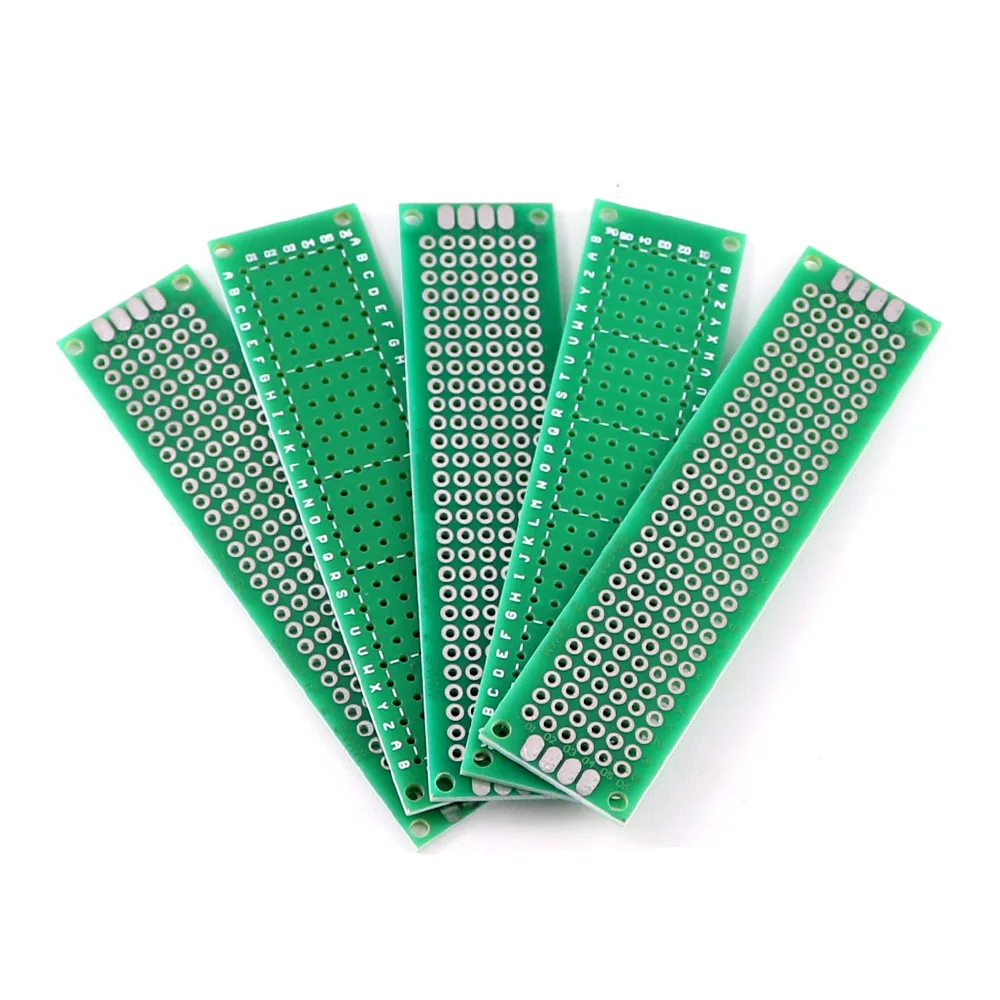 pcb universal board hole board universal board single-sided spray tin glass fiber epoxy CNC experiment board 2*8cm