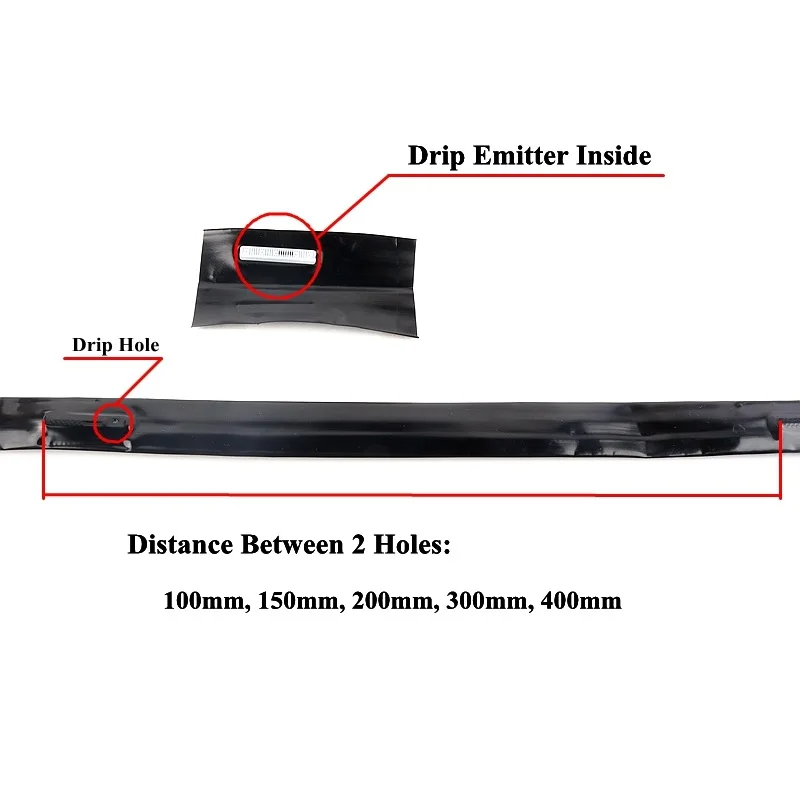 1000 m/rolka hurtownie 16mm Micro 1 Hole System nawadniania taśma kroplująca przestrzeń odległość 100 ~ 400mm cieplarnianych podlewanie Patch taśma