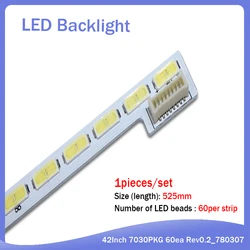 LED Backlight Strip 60 Lamp For LG Innotek 42Inch 7030PKG 60ea Rev0.2 Type 525mm new