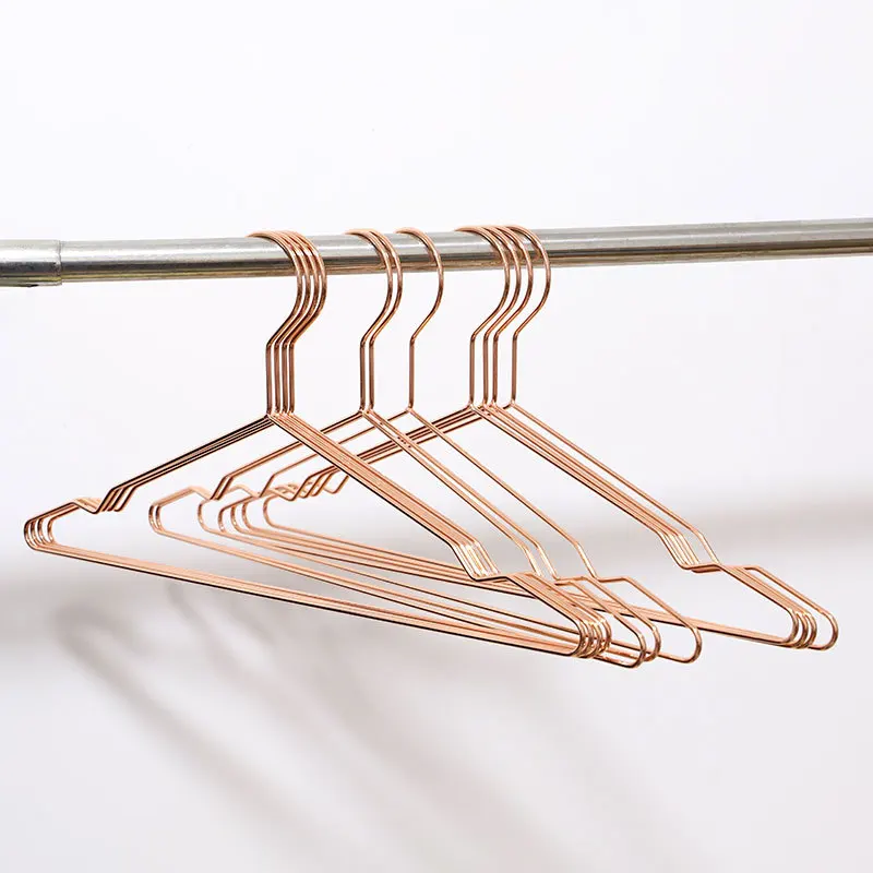 

10 Pcs/Lot High Quality Metal Clothes Hanger with Groove / Anti-rust Stainless Steel Rack aldult Clothing Storage Organizer