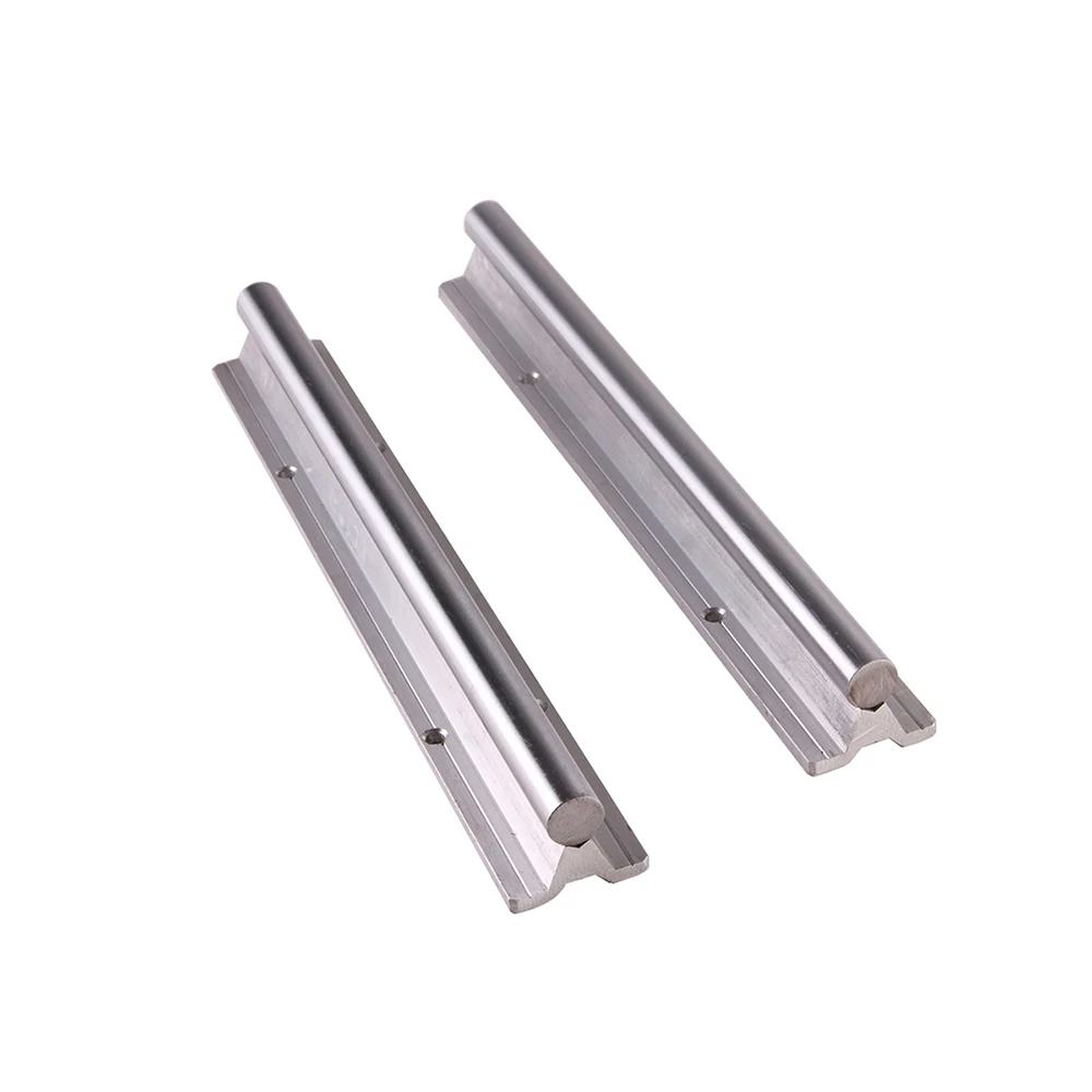 SBR12 SBR16 SBR20 Linear Guide Rail 2PCS 12mm 16mm 20mm Length 300 500 1000mm Fully Supported Linear Rail Shaft Rod For CNC Part