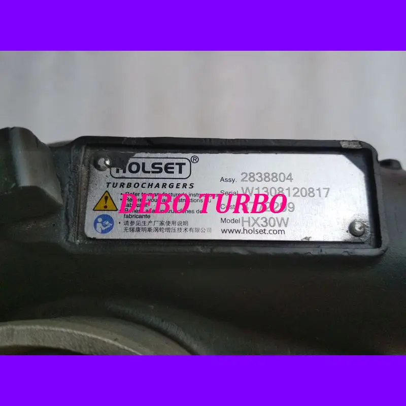 USED GENUINE HOLSET HX30W 2838804 3772299 2838805 Turbo Turbocharger for 4BTA 92KW/125HP