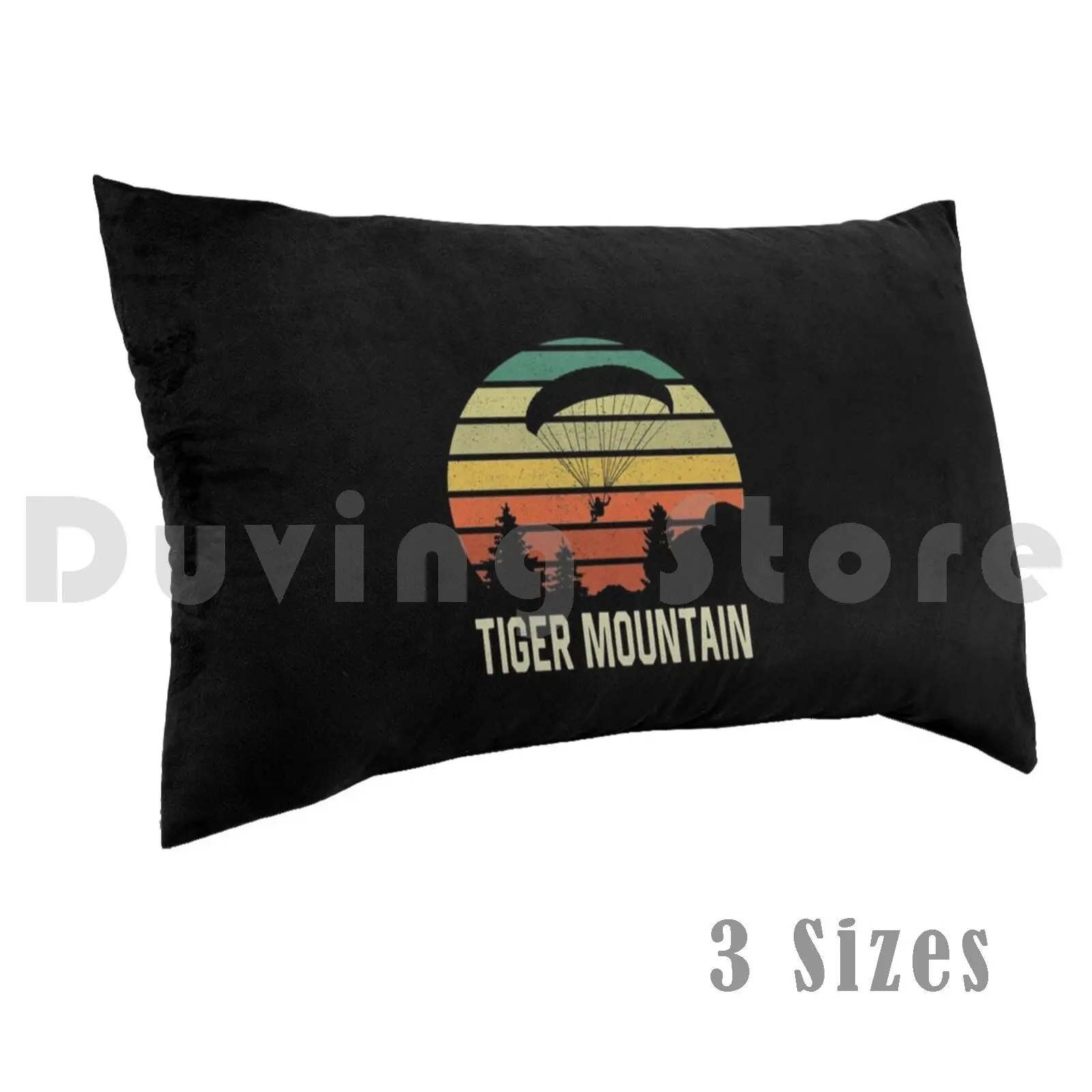 Tiger Mountain Paragliding Hanggliding Shirt Glider Retro Soaring Pillow Case DIY 50*70 Tiger Mountain Tiger