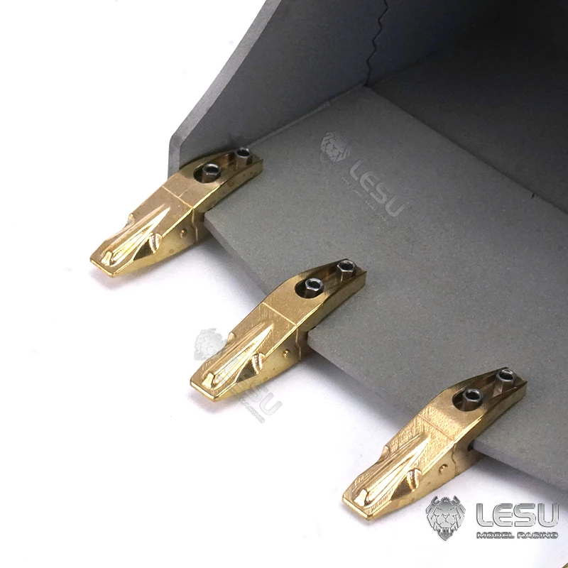 Metall-Eimer, der geöffnet und geschlossen werden kann, für LESU 1/14 RC Hydraulikbagger Ac360 Et30H Et26L Ferngesteuerte Spielzeuge – Detail 2