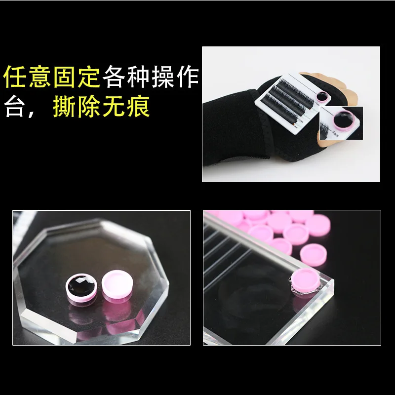 กาวDelayความงามEyelash Graftingเอดส์สำหรับขนตาถ้วย100 Pcsเพื่อขยายใช้เวลากาว