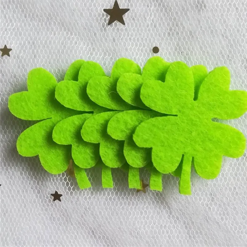 2mm Thick Felt Leaves Flowers Material Cothing Patch Accessories Handmade Sewing Decorations DIY Crafts for Kids Scrapbook Felt