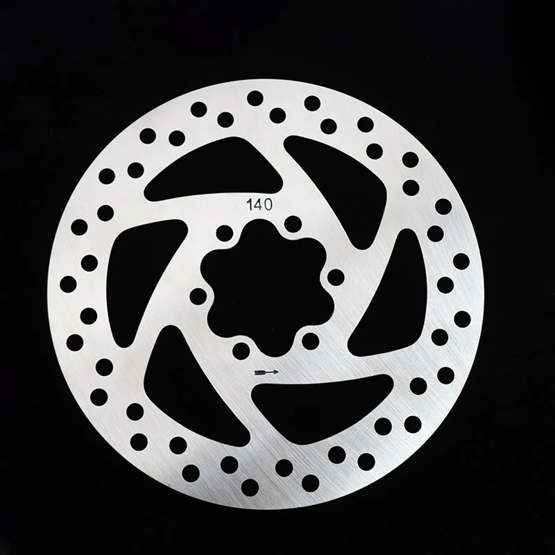 140mm שישה חור בלם דיסק עבור אפולו אפס Kaabo קורקינט חשמלי נירוסטה מכשיר התקנה חור 44MM עם 6pcs ברגים