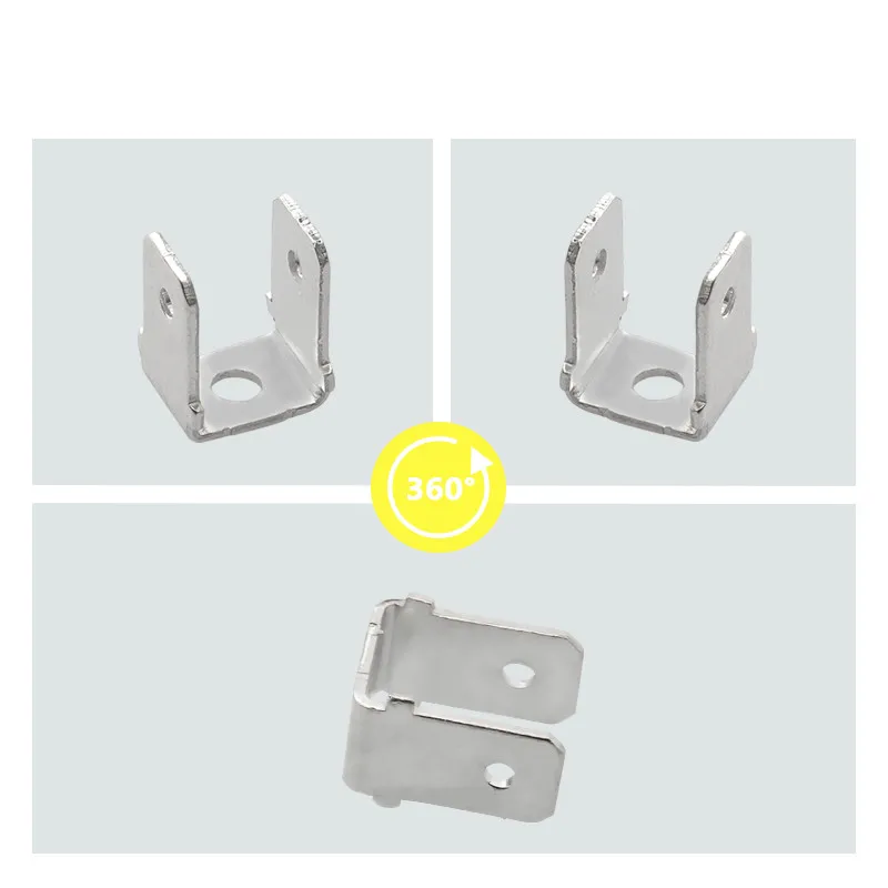 50/100pcs 6.3 double-headed inserts 250 bilateral Connector Capacitor inserts PCE circuit board inserts terminal s