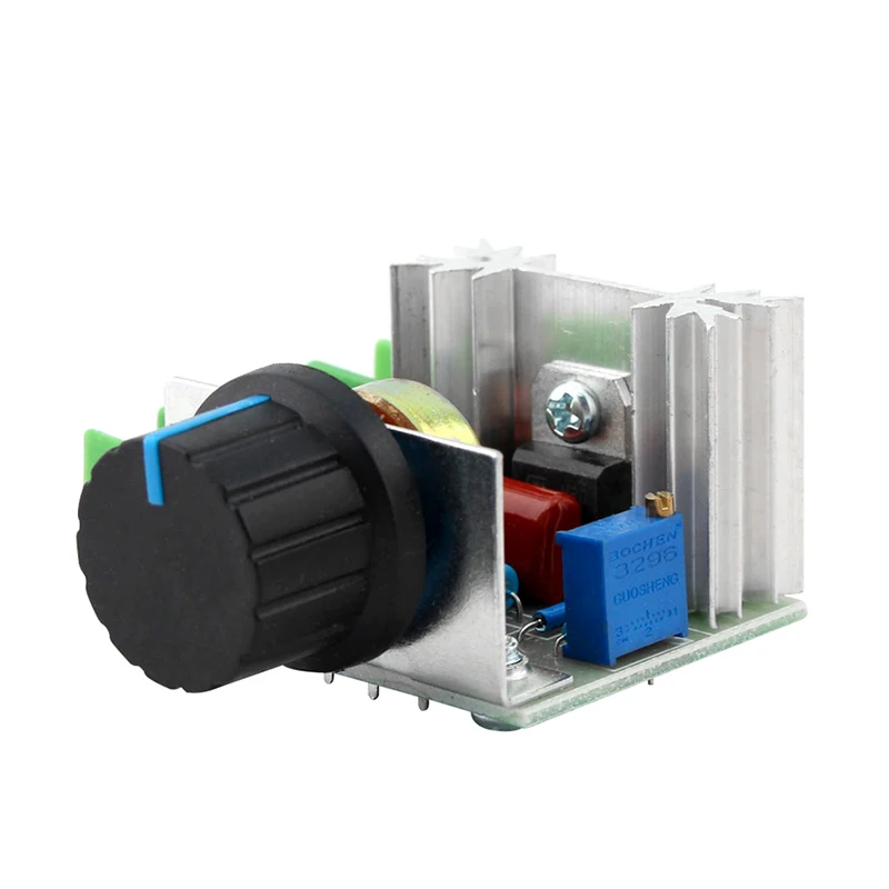 Moduł ściemniania AC 220V 2000W SCR Regulator napięcia Regulator prędkości ściemniacza wyłącznik ściemniacza Regulator mocy