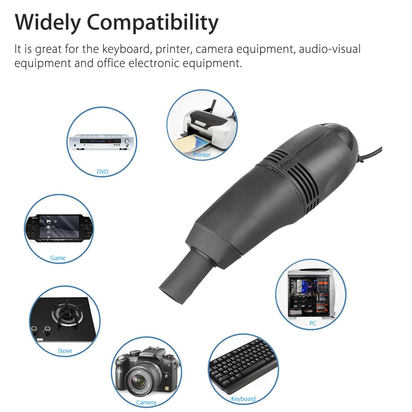 미니 진공 청소기 USB 키보드 진공 청소기 홈 오피스 데스크 휴대용 집진기 청소 브러시 키트