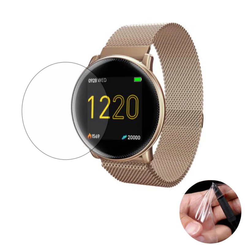 UMIDIGI Uwatch2 스마트 워치 스마트워치 화면 보호기 커버 (유리 아님) 용 소프트 클리어 보호 필름 가드, 3 개입