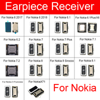 Top Earpiece Flex For Nokia 6 6.1 6.2 7 7.1 7.2 8 Sirocco 8.1 9 PureView X6 X7 X71 Plus 2017 2018 Earphone Headphone Ear Speaker