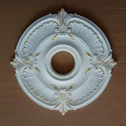 Chandelier Ceiling Plate Rosette PU Decorative Ceiling Rose Pendant Light Base Lamp Decorative Panel Wall Moulding