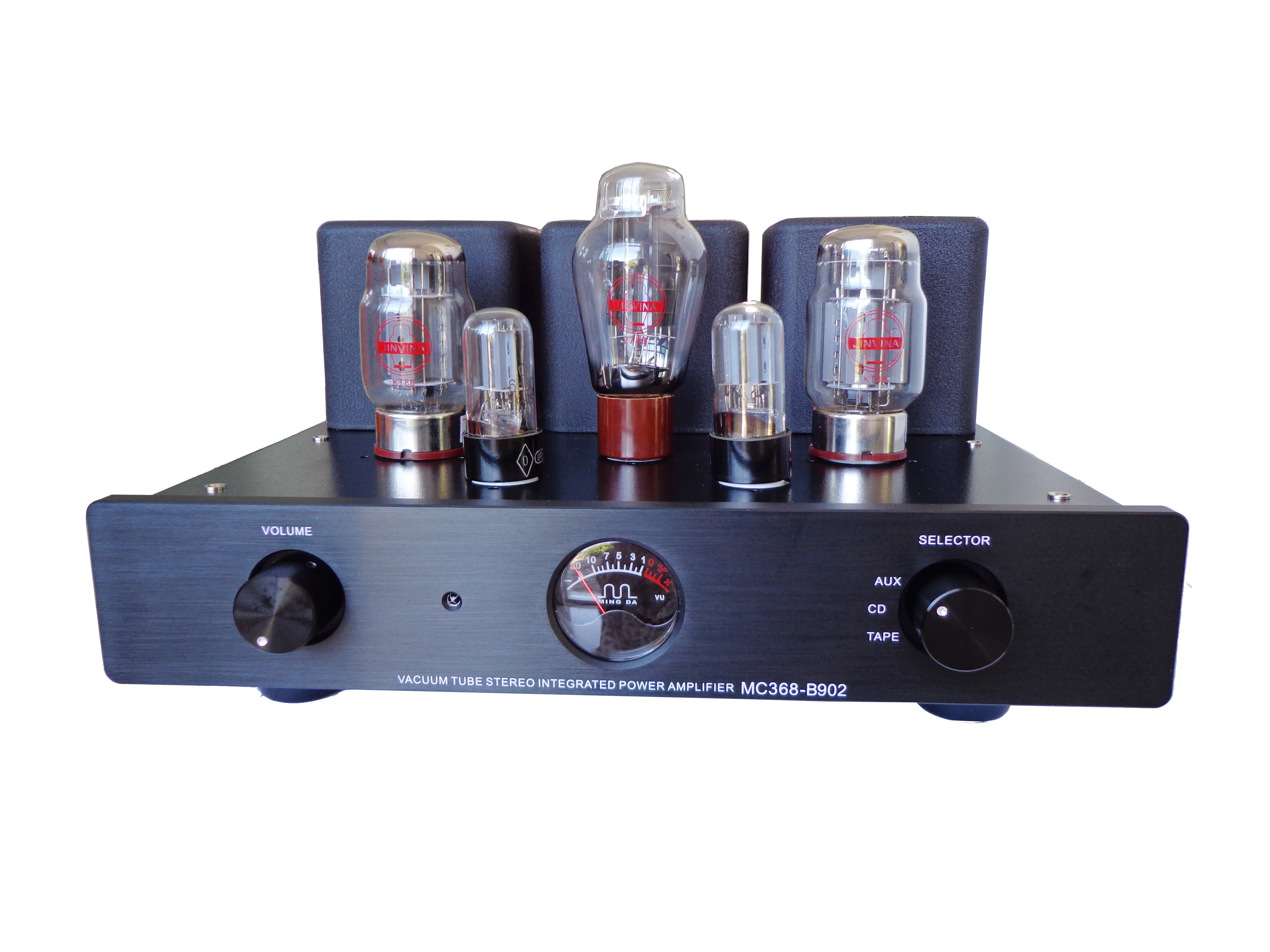 

Latest arrival MC368-B902 KT88 EL34 Tube Amp Integrated Single-Ended Lamp Amplifier/with Remote/Frequency :18Hz-50KHz±1dB