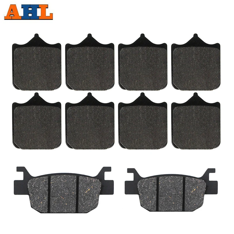 AHL Motorcycle Front and Rear Brake Pads For Benelli TRK502 TRK502X TRK 502 Leoncino 500 BJ500 BJ500GS-A BJ 500