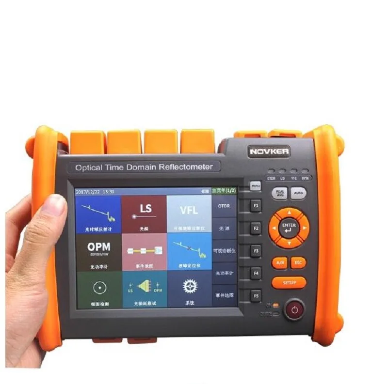 Handheld NK5600 OTDR 1310/1550 32/30dB Integrated ,Touch Screen 0.1km~120km Optical Time Domain Reflectometer