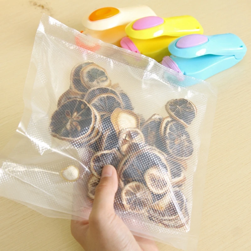 Di Động Nhà Tay Áp Suất Nhiệt Mini Máy Hàn Miệng Túi Nhựa Thực Phẩm Đóng Gói Thiết Bị