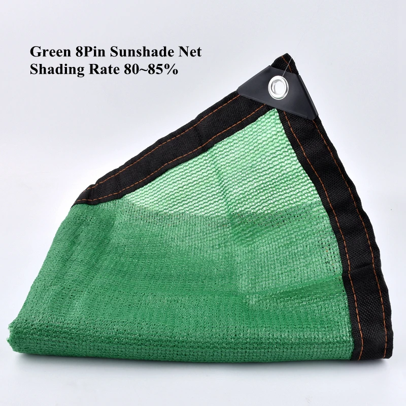 8Pin Green HDPE Sunshade Net Balcony Succulent Plant Shelter Pet House Shading Net Outdoor Swimming Pool Awning Sun Shade Sails